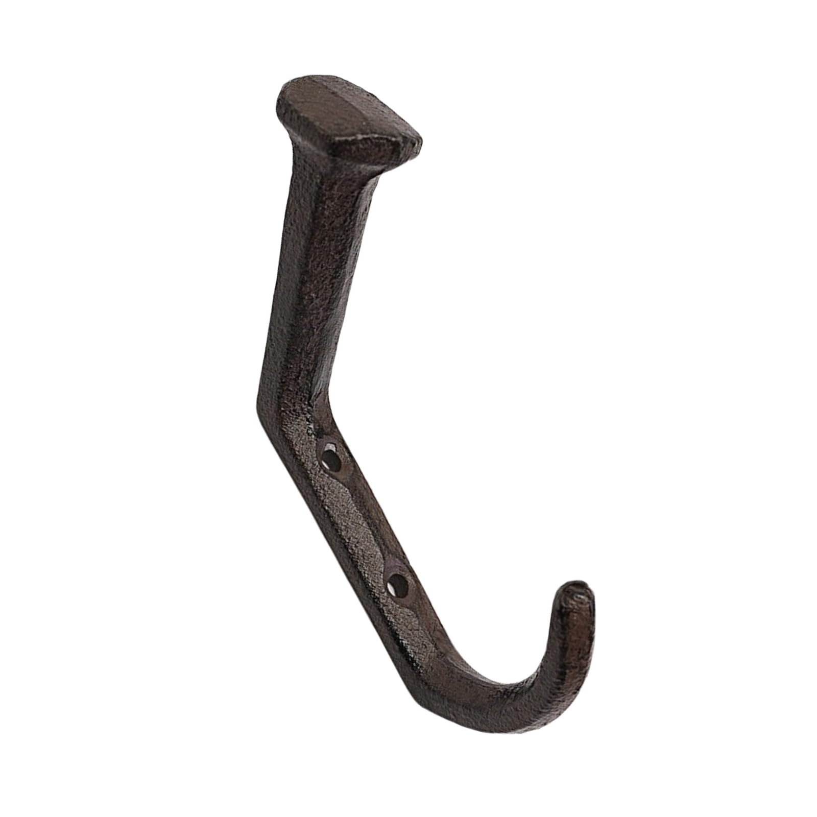 Linvimia Multicolor Bucolic Cast Iron Door Hook Vintage Nails Shape Wall Mounted Hanger Practical Coat Rack For Entryway Hallway Homes Organization Bucolic Wall Hook