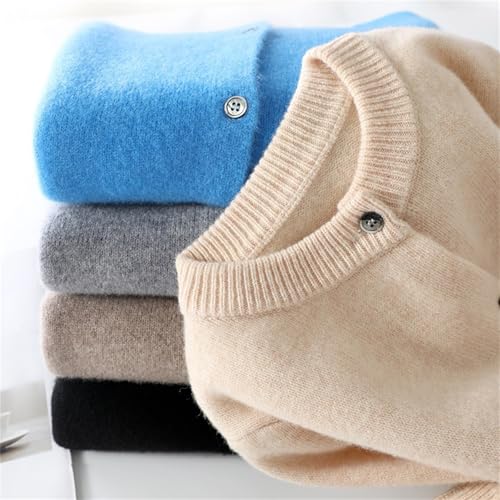 Boys Girls Cardigan Sweater Casual Comfy Soft Plain Knitted Jacket Crewneck Long Sleeve Jacket Fall Winter Trendy Clothes3