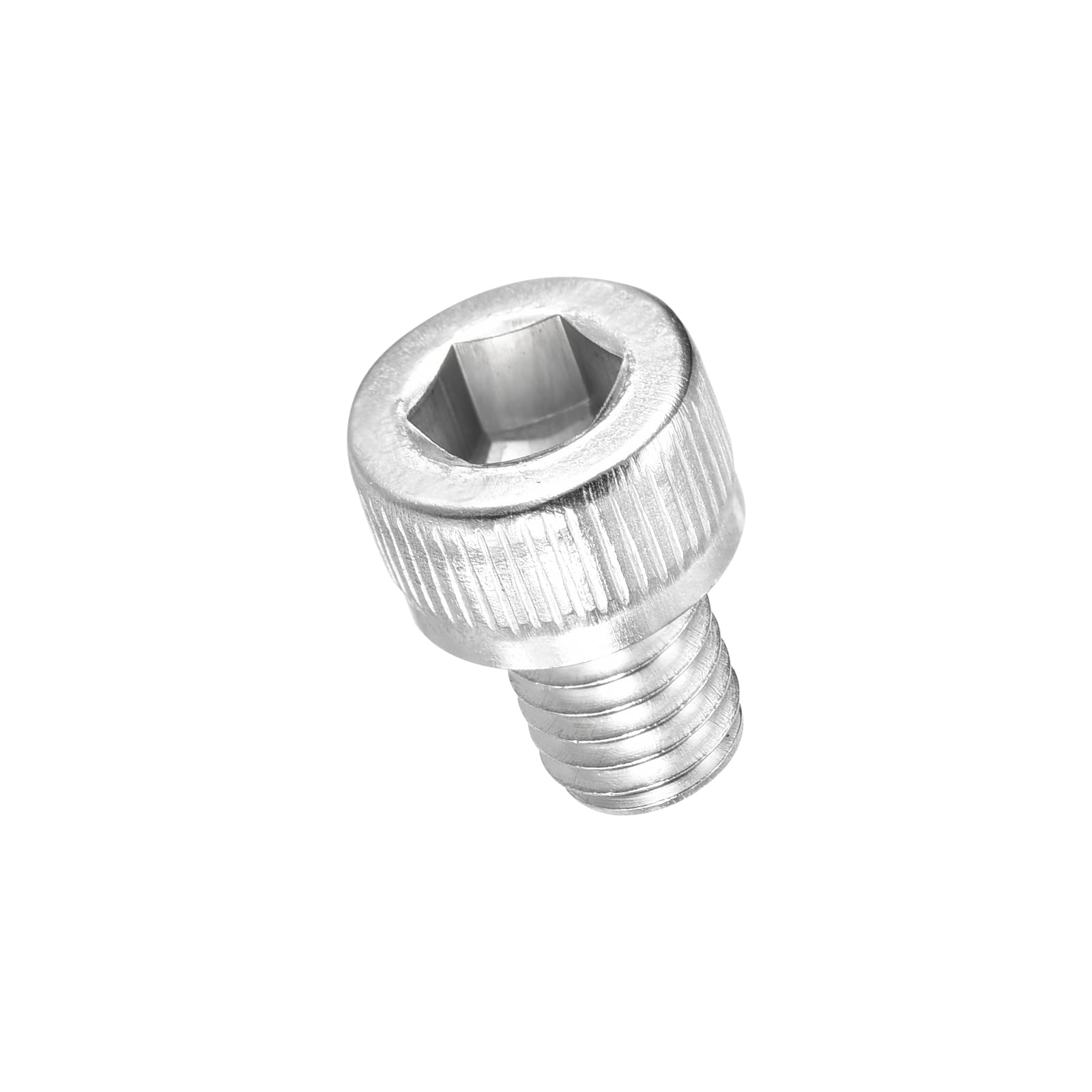 METALLIXITY Socket Head Cap Screw(M6-1x8mm)25Pcs, 304 Stainless Steel Allen Socket Drive Metric - Machine Internal Hex Screw UNC Coarse Thread, Silver Tone โ image 1