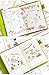 36 Sheets Stickers Set Scrapbooking Stickers for Planner DIY Crafts Scrapbooking Embelishment Diary (Weather Balloon Forest Fruit Girl Cherry Blossom)