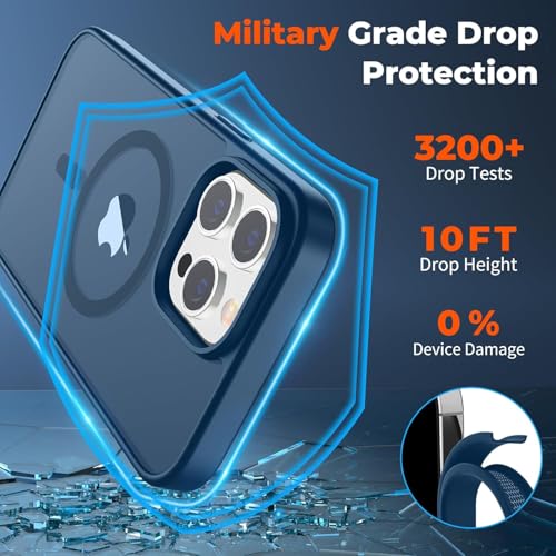 Image of AIBEX Protective OStand Case Compatible for Apple iPhone 17 MagSafe Compatible | Slim Back Cover with Camera Lens Protection, Strong Magnetic Support & Anti-Slip Grip | Military Grade Drop Protection