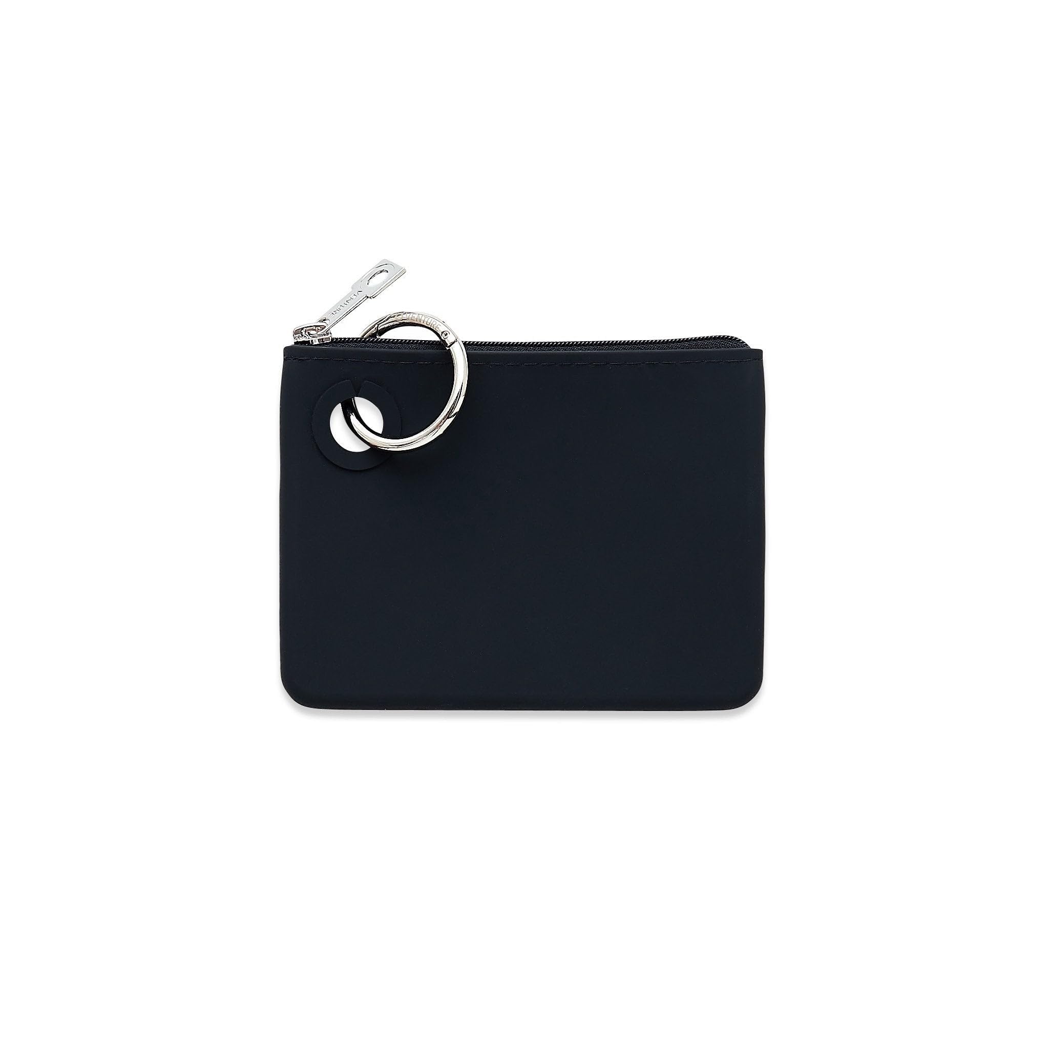 Photo 1 of Oventure Mini Pouch in Black Silicone – Sleek & Durable Pouch with Zipper & Carabiner for Keys, Cards, and Essentials