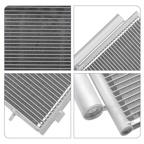 Image of Air Conditioning A /C Condenser Compatible with Toyota Corolla Matrix 2003-2004 L4 1.8L # 3085, 7013085, 4770563, TO3030184, 8845002170