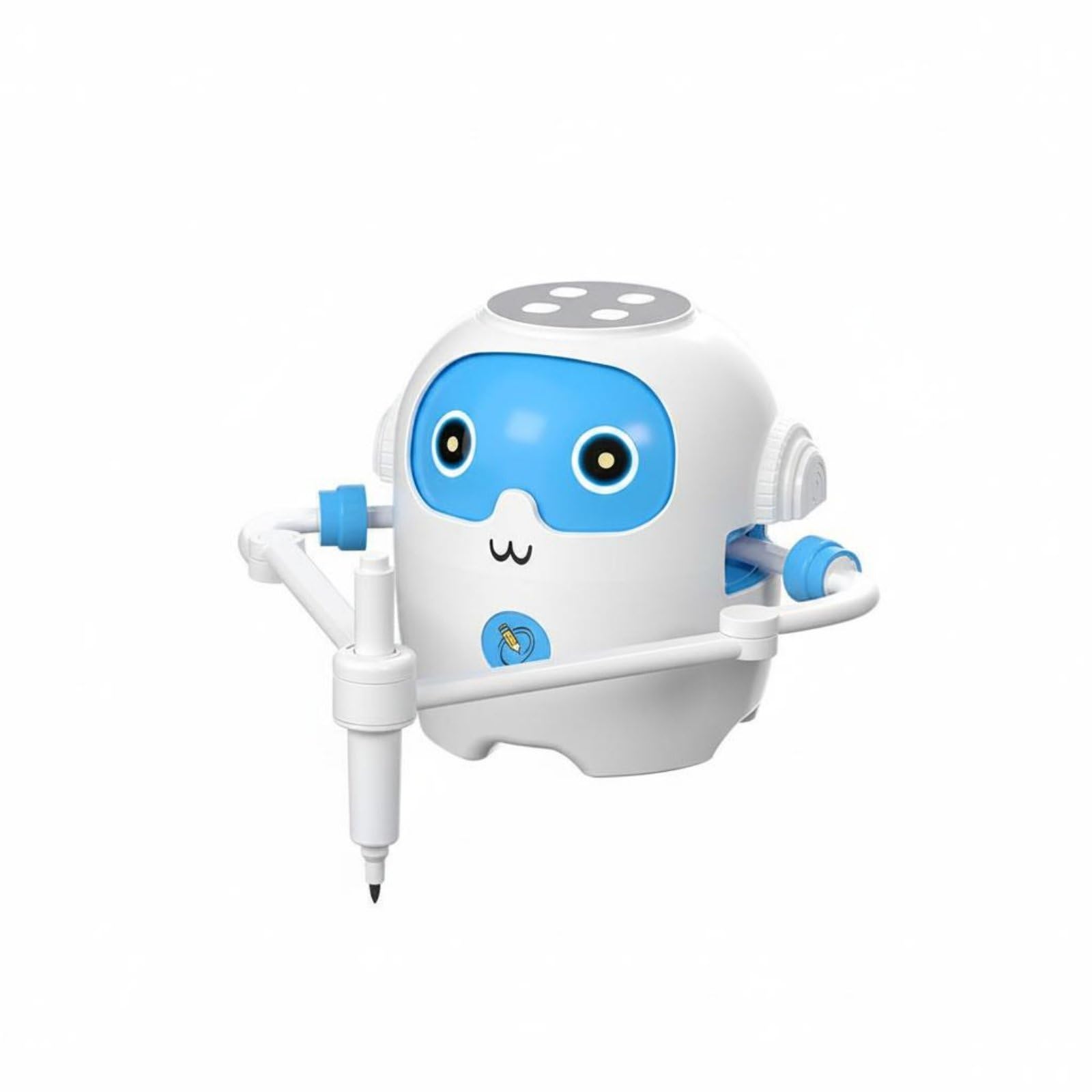 Scan and Draw Robot Early Education Automatic Drawing Robot Smart Scanning Educational Drawing Machine for Children, Toddlers, Preschool, Classroom, White-image-5
