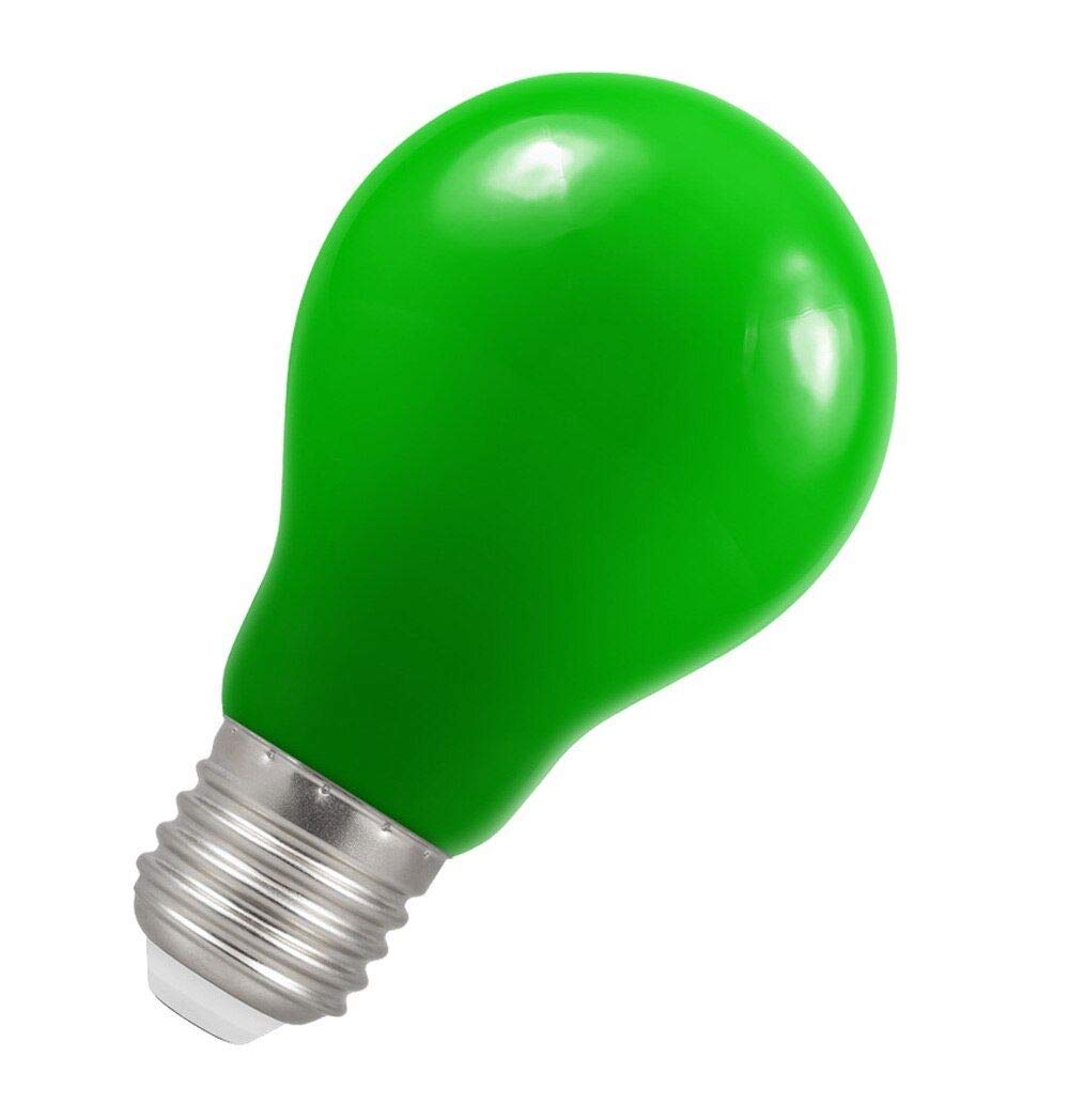 Crompton Lamps Green Led Gls 1.5W Es-E27 Ip65 (15W Equivalent) 25Lm Es Screw E27 Outdoor Festoon Coloured External Light Bulb