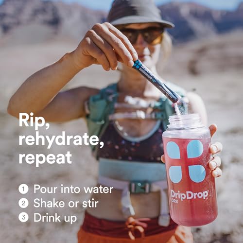 image for DripDrop Hydration - Electrolyte Powder Packets - Watermelon, Berry, O