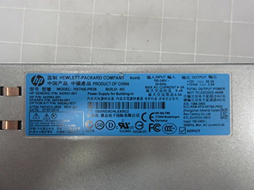 HP HSTNS-PR28, 643954-301 Fuente de Poder Módulo miniatura 5