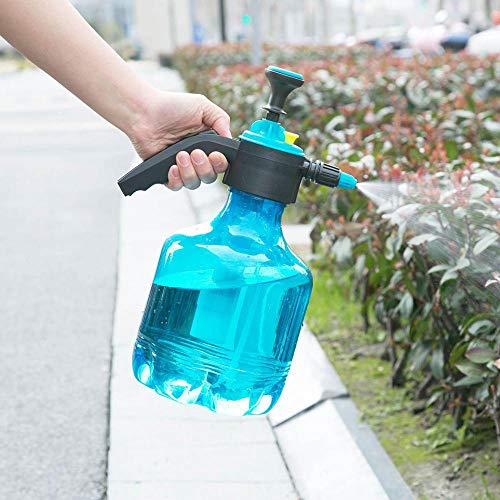 Light Bulb Shape Sprayer Portable Garden Spray Bottle Kettle Plant Flowers Watering Can Pressurized Sprayer Gardening, Blue