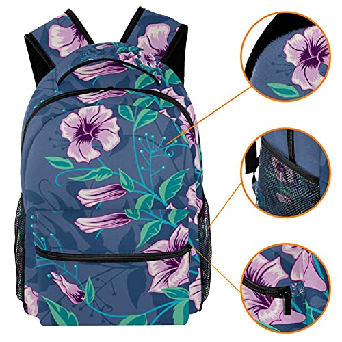 Sac à dos d'écolier ergonomique ordinateur 14" rose aquarelle - 3