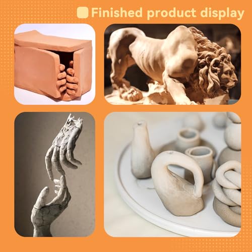 Image of Pottery Tools Kit, Clay Tools Set, Ceramic Tool Kit | Pottery Tools and Supplies with Clay Cutting, Modeling, Trimming Tools for Smoothing, Cleaning, Carving