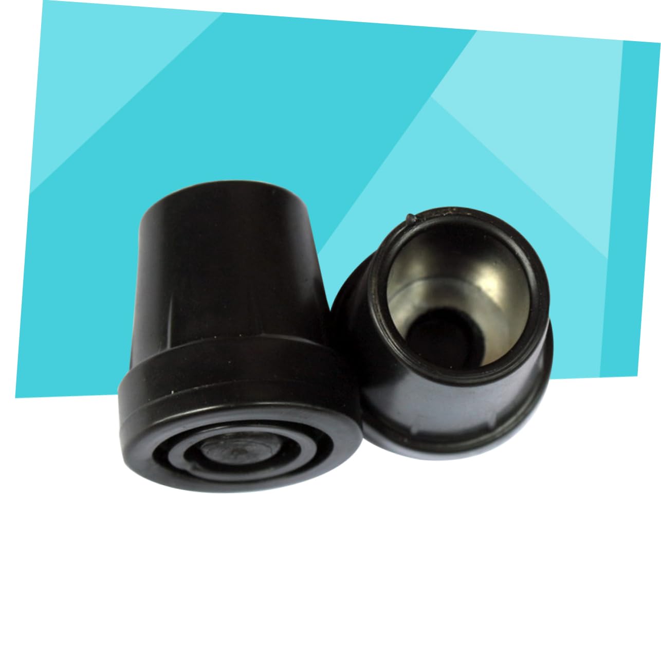 DOITOOL Walking Stick Tips 6 Pack Anti-Slip Light Duty for Elderly Leg Tips Crutch Tips Can Tips