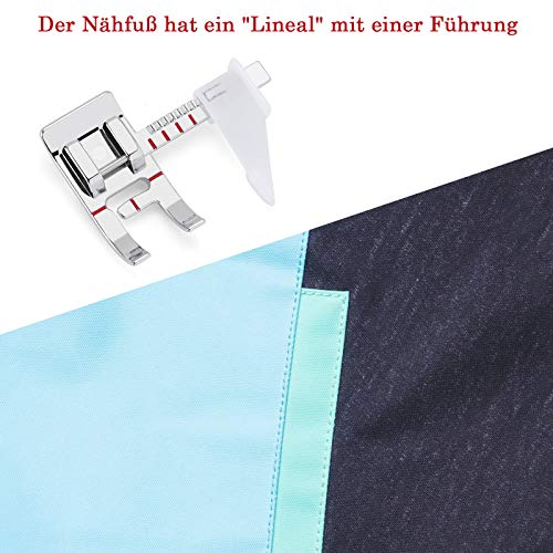 Guangcailun Verstelbare liniaalprint Presser Foot Multifunctionele Naaimachine Snapping naaivoetje - Image 8