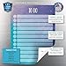 Dry Erase to Do List Vinyl Whiteboard Sticker Decal by Glassboard Studio | Removable & Reusable | Magnetic Fine-Tip Marker Included (9 x 12 inches, Watercolor)
