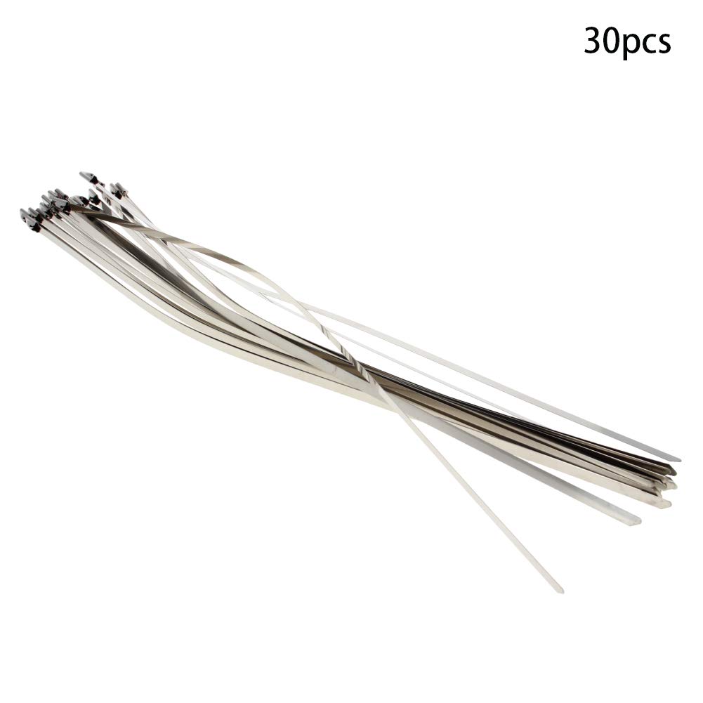 Amazon.com: MroMax Stainless Steel Cable Tie, 13.78