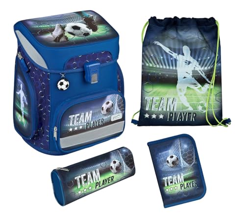 Scooli EasyFit Schulranzen-Set 5-teilig Team...