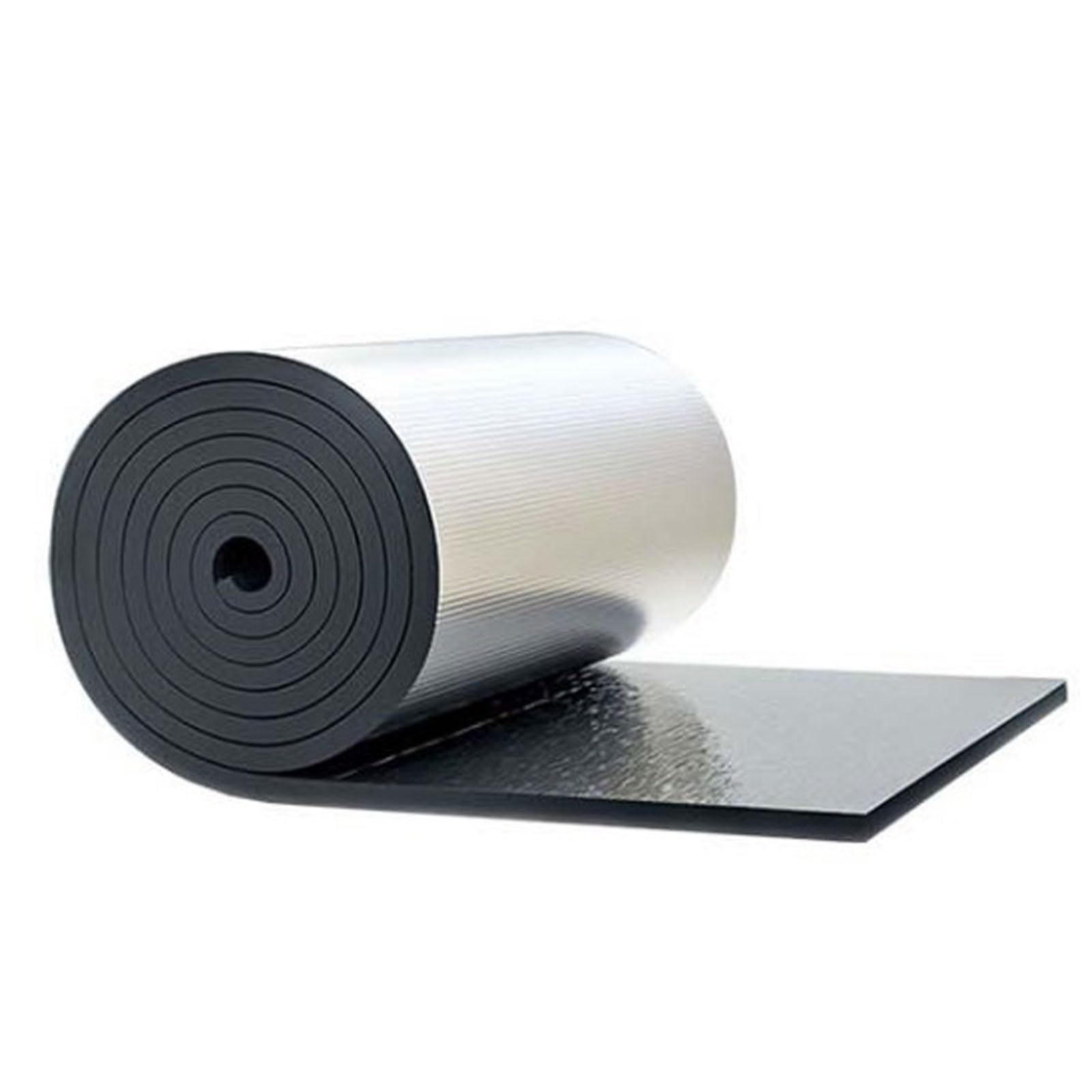 Lamina Isolante Termoriflettente per Protegge Freddo Caldo, 5mm Materiale Isolante Termico Adesivo Nucleo in Schiuma, Pannelli Coibentati per Coperture, Pannello Alluminio per Termosifoni ( Size : 1mx