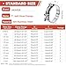 24 Pack 12 Size T-Bolt Hose Clamps, Stainless Steel_304 Working Range 28mm-116mm for 0.75