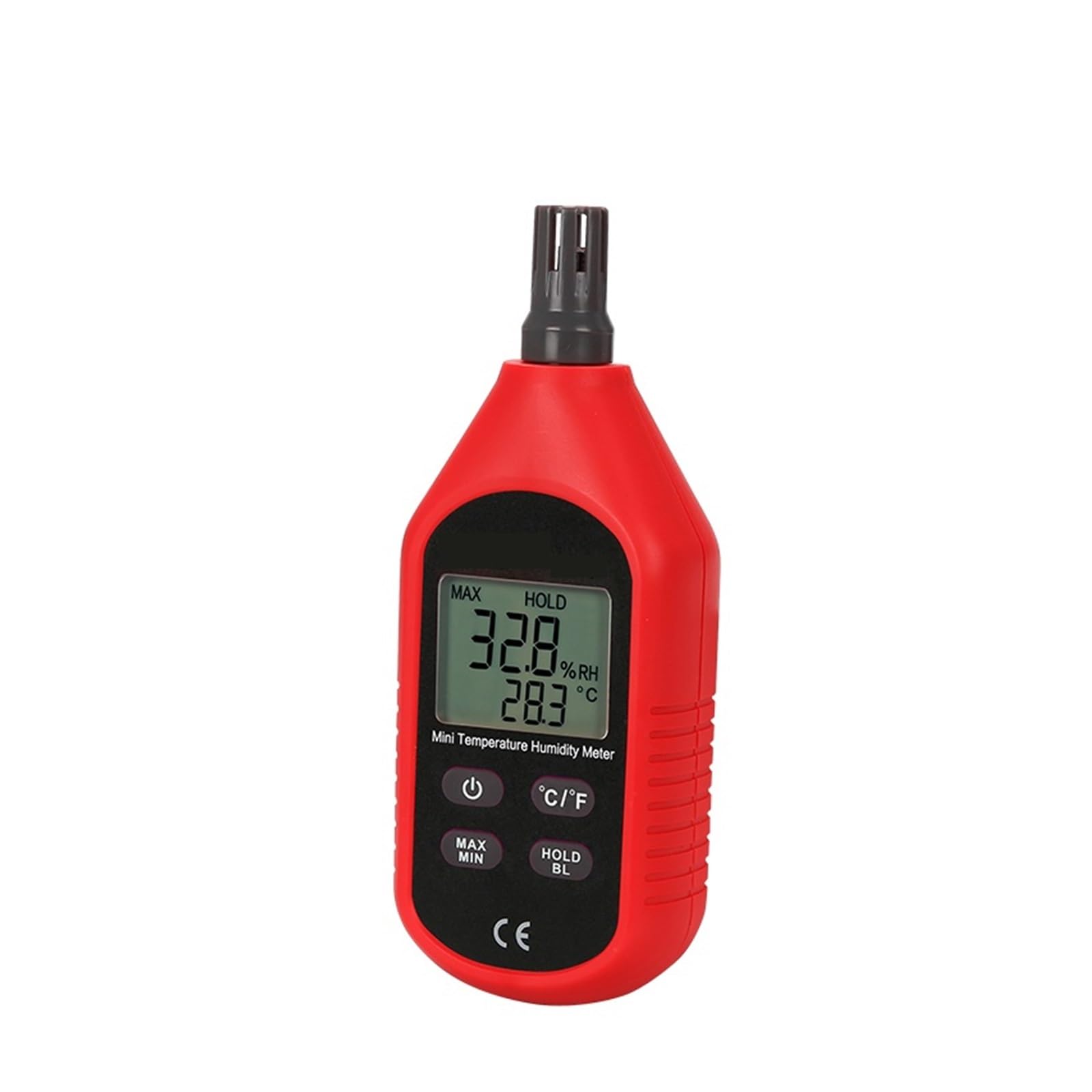 Mini Miernik Temperatury I Wilgotności Kryty Higrometr Zewnętrzny Wskaźnik Przeciążenia Konwersja Jednostki Podświetlenie LCD Dokładny Monitor
