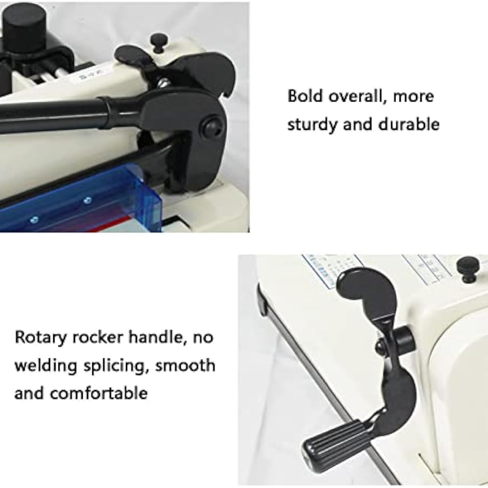 Taglierina manuale con blocco di sicurezza automatico e guida regolabile, taglierino resistente per ufficio, casa e progetti artigianali