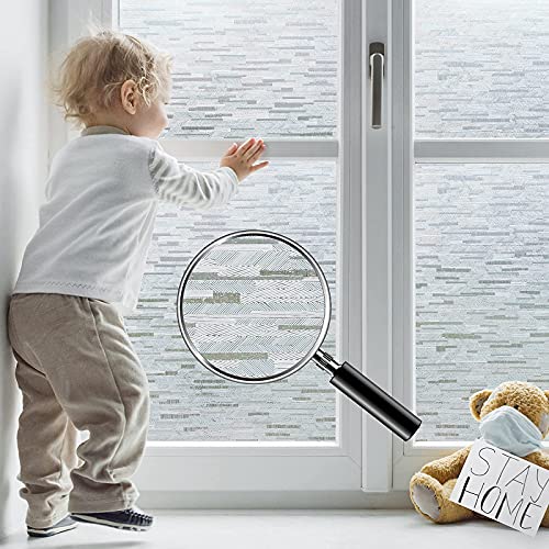 Película de ventana blanca mate esmerilada 17.5x78.7 pulgadas miniatura 4