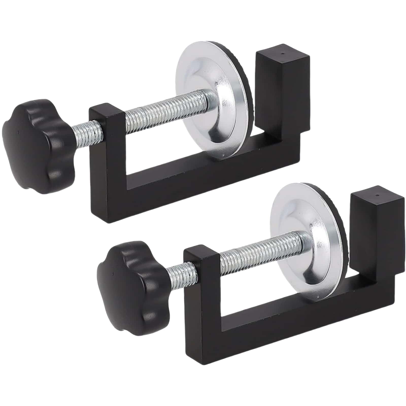 2 Pcs Adjustable G Clamps for Woodworking Small Screw Table Clamps for Carpentry DIY Universal Metal Bench Clamps for Wood Plastic