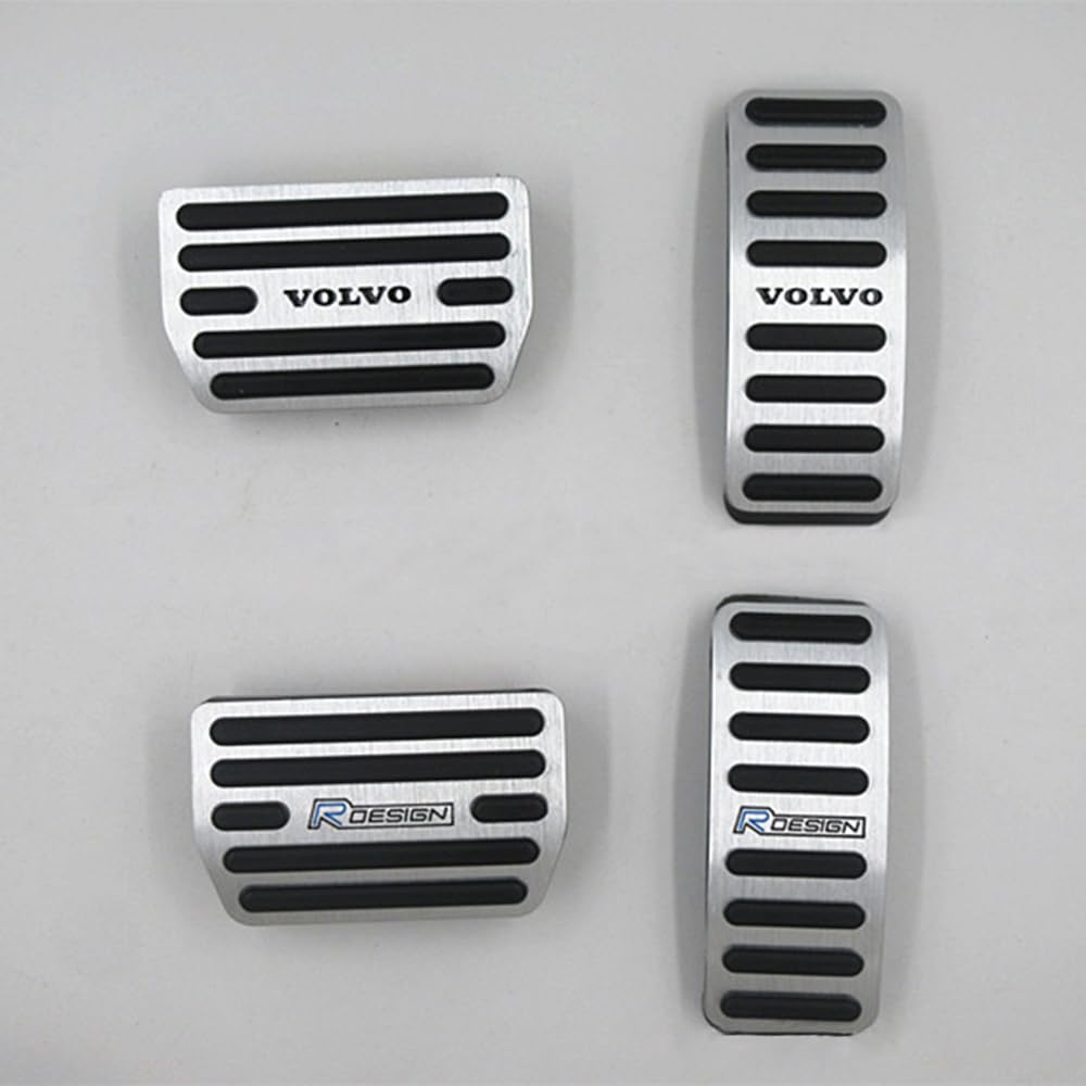 Pedales para Coche para Volvo XC40, Diseño Antideslizante Cubierta del Pedal del Coche Accesorios Interiores de Automóviles,B