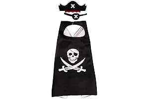 RioRand Pirate Accessories Kids: Embark on Imaginative Adventures with Our Enchanting Satin Cape