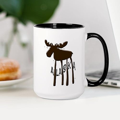 Miniatura 4 de CafePress Alaska - Taza grande de cerámica (15.0 fl oz)