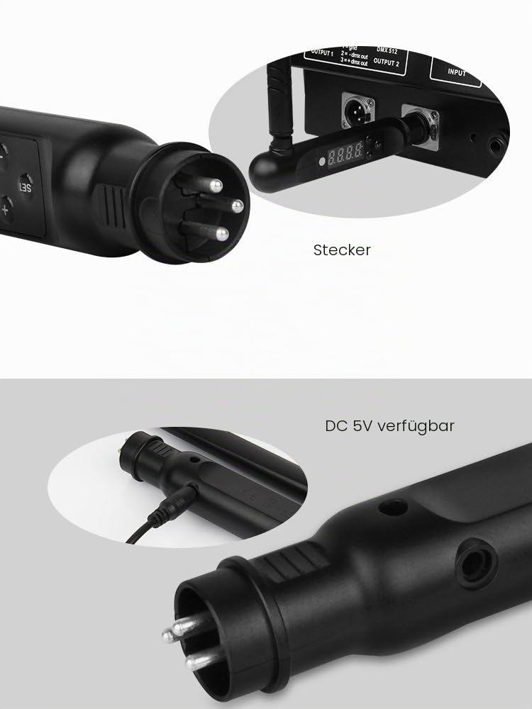 LGIDTECH FUTD01 Mi.Light DMX512 Transmitter, funktioniert nur mit DMX512-Konsole, funktioniert nicht mit Computersoftware und Oszilloskop