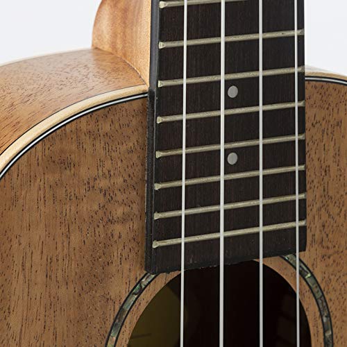 UKULELE CONCERTO 24 MAORI SERIES KAL 400 CM FRISO E ROSETA EM ABS C/BAG KALANI MOGNO