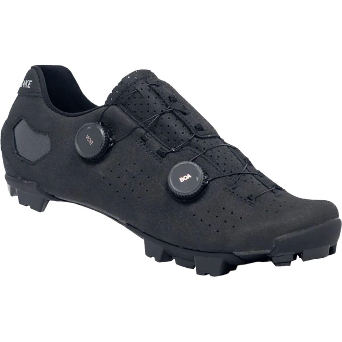 Lake Mx333 Wide Cycling Shoe - Men's Black/Silver, 42.5