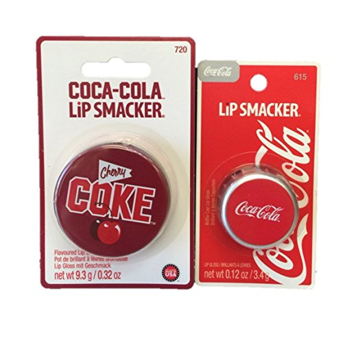 Lip Smacker Coca Cola Cap Tin Pot and Cherry Coca Cola Tin Pot