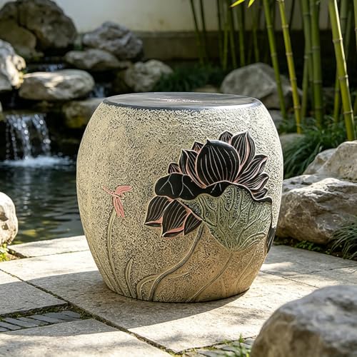 Tabouret de jardin en résine haut de gamme table d'appoint design balcon