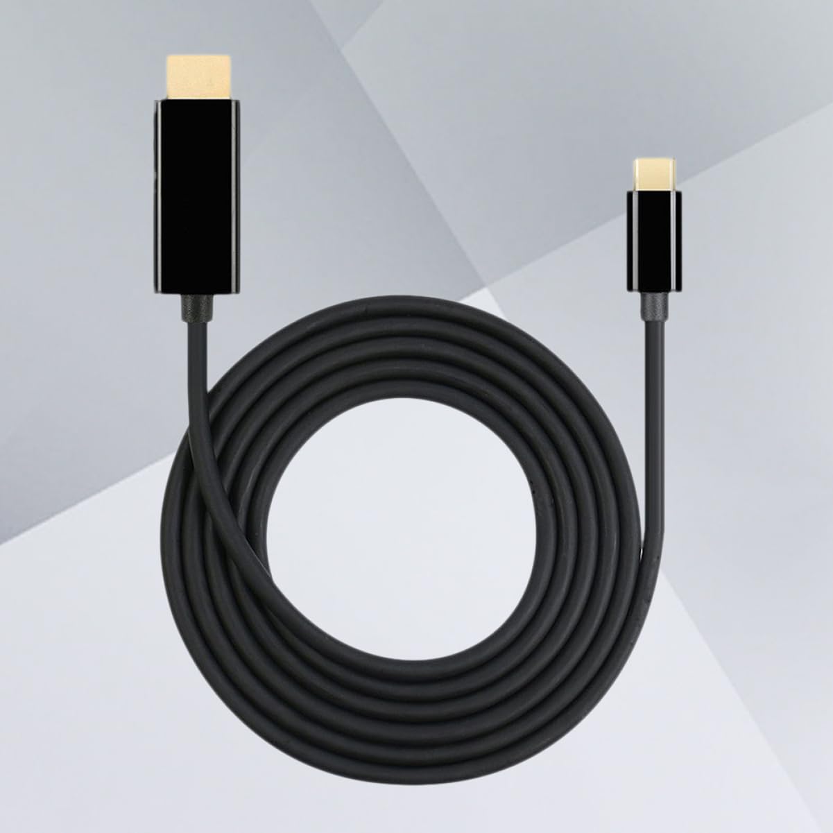 DOITOOL 3 Stück USB Type C zu Adapterkabel für Mobile Geräte Schwarz Hochwertiges USB C Kabel für Externe Hd Vga Geräte Kompatibel mit Monitor Projektor und Tv