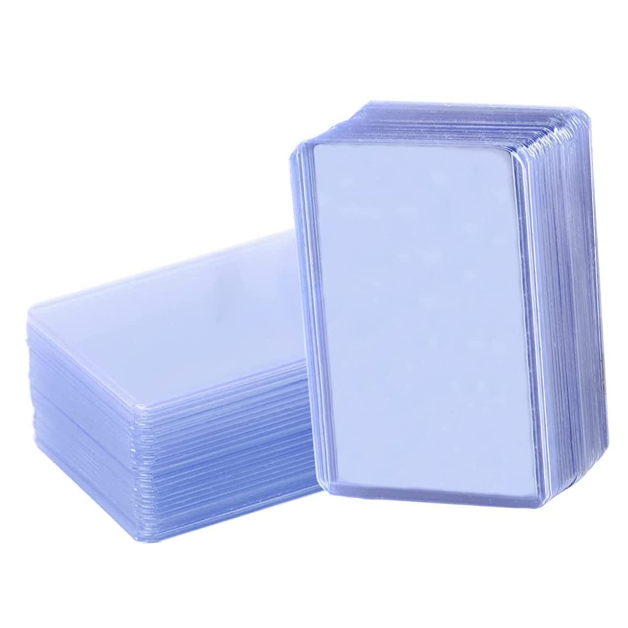 BESTonZON 100 Sztuk Baseball Zestaw Kart Karty Do Gry Obejmuje Karty Ochronne Rękawy Karty Pcv Rękawy Karty Do Gry Ochraniacze Jasne Karty Obejmuje Przenośne Karty Rękawy Karty