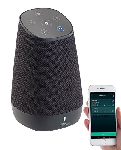 auvisio - auvisio Alexa Box: WLAN-Multiroom-Lautsprecher mit Amazon Alexa (Versandrückläufer) (WiFi Lautsprecher, Smart, Internetradio)