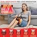 Red Light Therapy for Knee Pain Relief,Vibration Knee Massager with 660nm&850nm,3 in 1 Heated Knee Brace for Knee/Joint/Elbow/Shoulder,Rechargeable Near Infrared Light Therapy Device