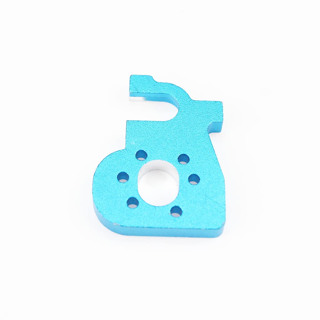 KingVal Replacement Metal Motor Mount Base with Motor Pinion Gear RC Parts Compatible with WLtoys 144010 124016 124017 RC Car