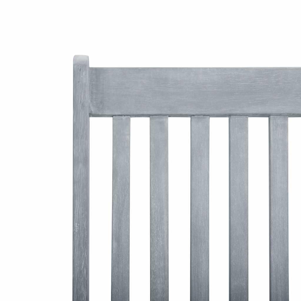 SYDE Leżak akacjowy z podnóżkiem, 3 pozycje | Składany, odporny na warunki atmosferyczne, do użytku wewnątrz i na zewnątrz, ergonomiczna konstrukcja