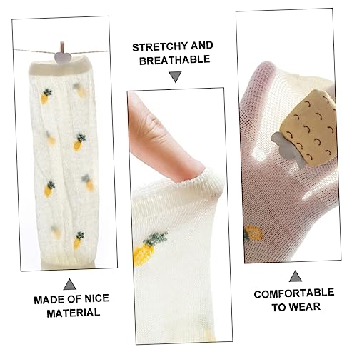 Boy Girl Cotton Socks Mesh Design Mosquito Soft Elastic Daily Wear Months3