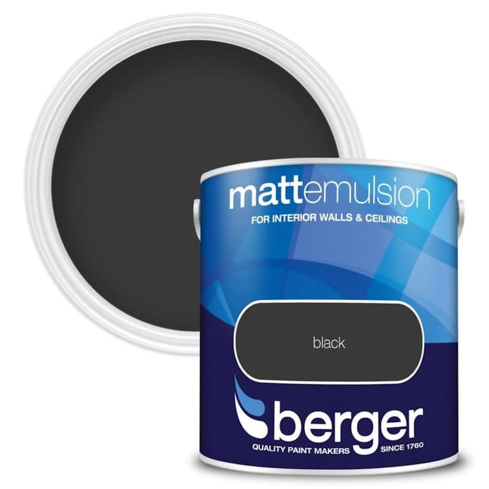 Berger 2.5 LTR Black matt Emulsion