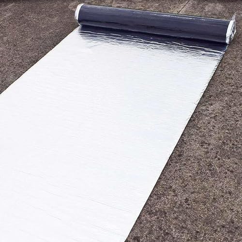 Nastro adesivo impermeabile per riparazioni, tetti, finestre e grondaie, isolamento termico e protezione UV, nastro sigillante in alluminio durevole