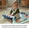 Fisher-Price Alfombra gimnasio de actividades con piano con sonidos y accesorios, motivo bosque, juguete para bebé recién nacido (Mattel HKX37) #4
