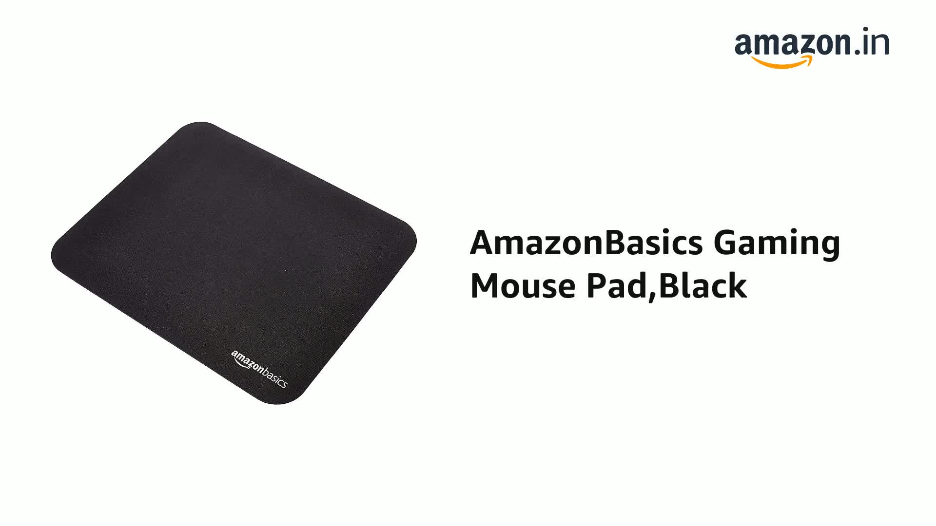 Amazonbasics Gaming Mouse Pad Black Buy Amazonbasics Gaming Mouse Pad Black Online At Low Price In India Amazon In