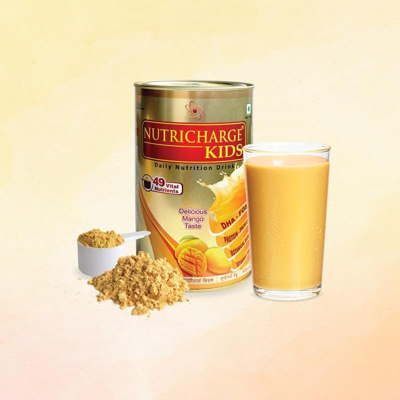 Nutricharge Kids Mango With The Power Of 49 Essential Nutrients (Pack Of 3) Nutricharge Kids Mango With The Power Of 49 Essential Nutrients (Pack Of 3)