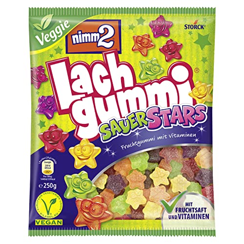 nimm2 SauerStars Salmon Rubber, 250g miniatura 1