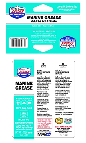 Lucas Oil 10682 Marine Grease - 3 Ounce (Pack Of 3) #TOP1