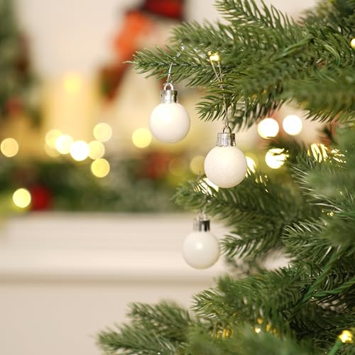 image for XmasExp 24ct Mini Christmas Ball Ornaments Shatterproof Christmas Orna