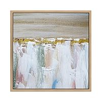 SIGNWIN Framed Canvas Wall Art Colorful Texture Canvas Prints Home Artwork Decoration for Living Room,Bedroom - 16x16 inches