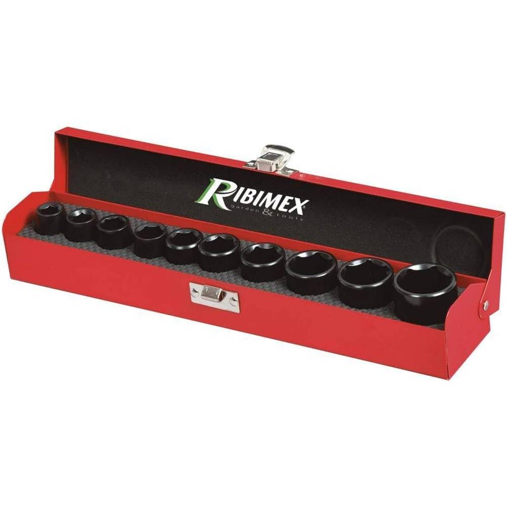Set mit 10 Tüllen 1/2 Zoll – Länge 38 mm – Präzisionswerkzeuge – ideal für Reparaturen D-Work